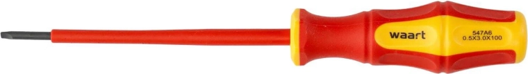 Izolirani ravni odvijač SL 3,0 × 100 mm za električare
