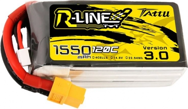 Baterija Tattu R-Line 1550mAh 4S 120C LiPo