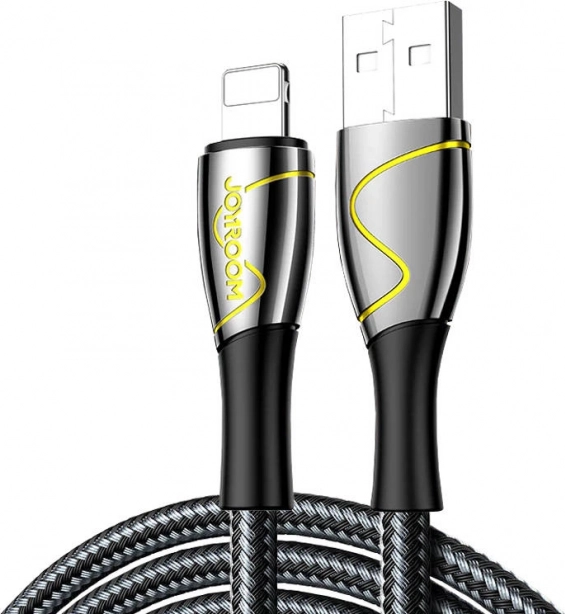 USB kabel Lightning Joyroom 2,4A 2 m crni
