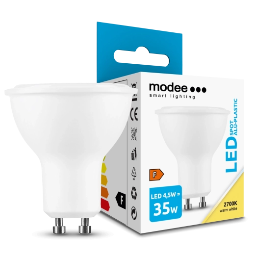 LED žarulja GU10 4,5 W 400 lm topla bijela