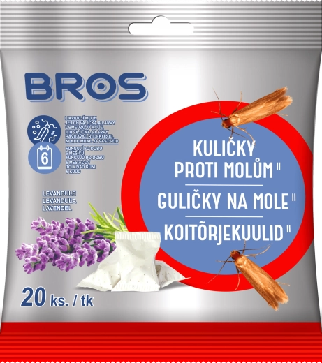 Bros kuglice protiv moljaca lavandine 20 kom