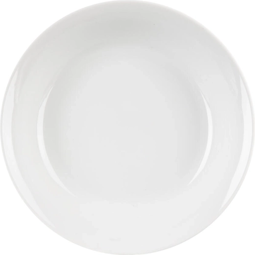 Dječji duboki tanjur od porculana 19 cm Mona bijeli