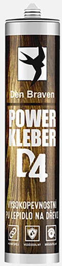 Montažno vodootporno ljepilo bež 300 ml D4 POWER KLEBER