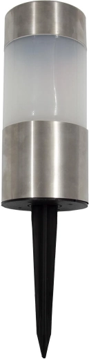 Solarna vrtna LED svjetiljka od nehrđajućeg čelika, promjer 6 cm, visina 23 cm