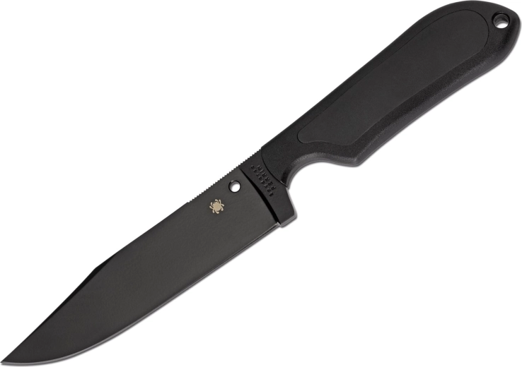 Spyderco Street Bowie taktički nož s fiksnom oštricom 12,8 cm, potpuno crni