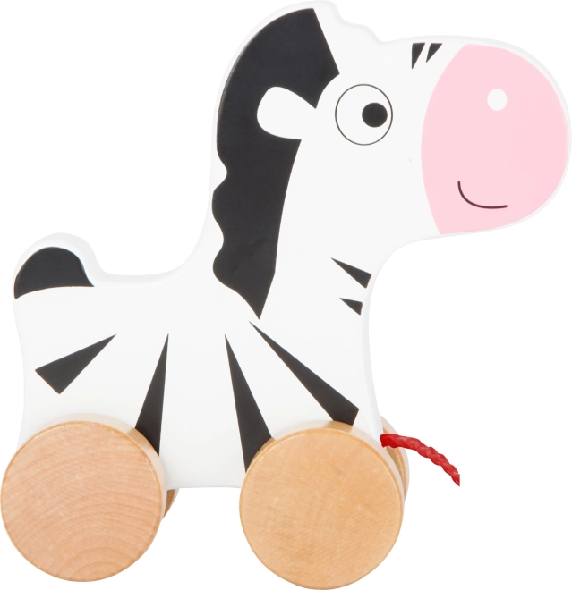 Small Foot drvena vučna zebra