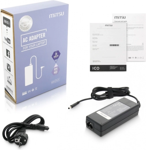 Napajajući adapter Mitsu za prijenosno računalo Asus 19 V 4,74 A 4,5 × 3,0 mm pin