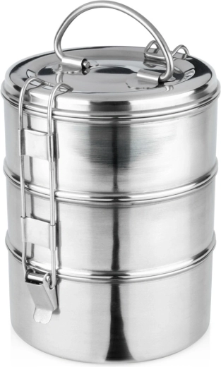 Vilde nehrđajuća čelična troslojna posuda za hranu 3× 900 ml