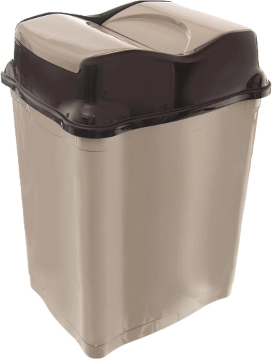 Plastična preklopna kanta za otpad 16 l WHIRLPOOL, pravokutna, mješavina boja