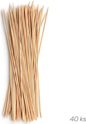 Šiljasti ražnjići 27 cm 40 kom