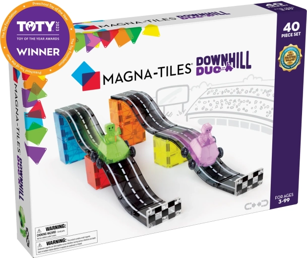 Magna-Tiles magnetski konstrukcijski set Downhill Duo (40 dijelova)