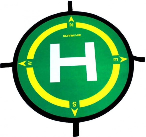 Slijetna podloga za dronove 50 cm s geografskim smjerovima