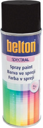 Sprej boja BELTON RAL 9005 mat crna 400 ml
