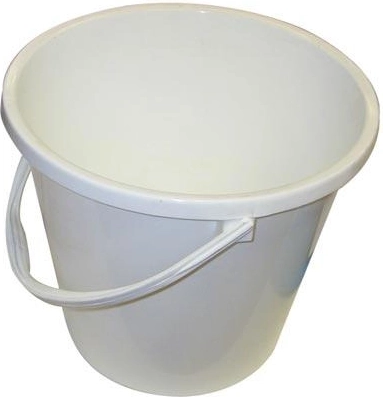 Plastična kanta 15 l s mjernom skalom, smeđa
