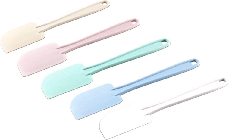 Kuhinjska silikonska špatula 23,5 cm – mix pastelnih boja