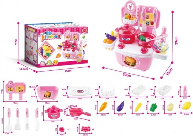 Mini kuhinjica ružičasta