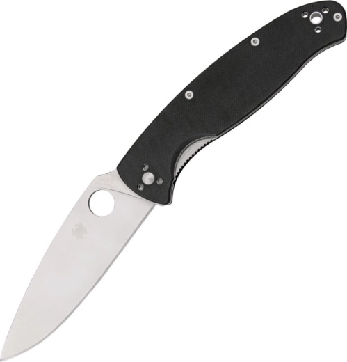 Spyderco Resilience veliki džepni nož 10,8 cm, crni, G10