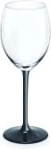 Čaša za crno vino 330 ml s crnom nožicom
