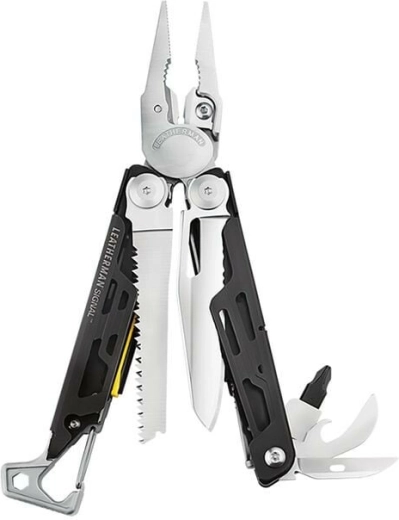 Leatherman Signal multifunkcionalni alat, 19 funkcija, crno‑srebrni