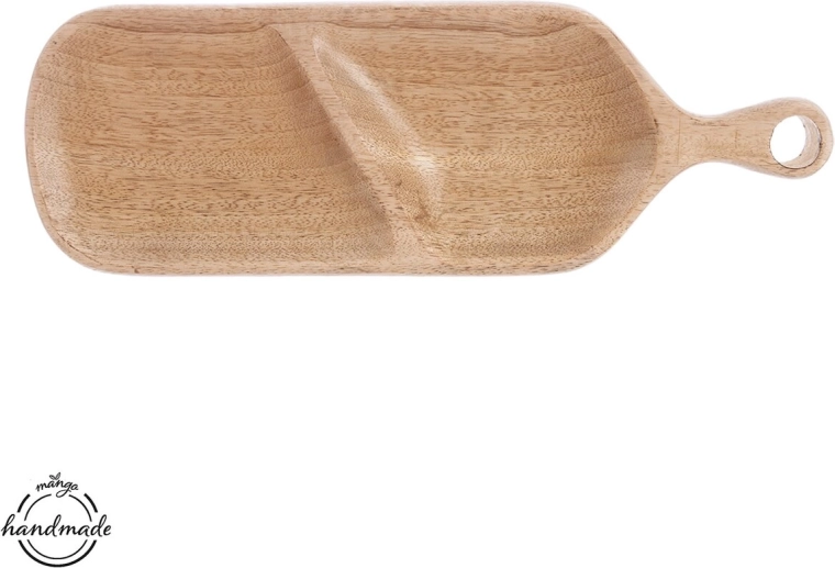 Podijeljeni servisni pladanj od drva manga 40,5 × 14 cm