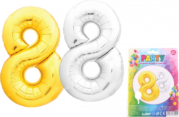 Nafukavajući balon broj 8 40 cm
