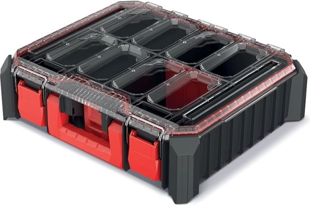 Organizator za alat s brtvom, 44,5 × 36,8 × 12,6 cm, crni