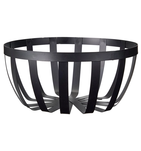 Metalna košara za voće 25 cm crna