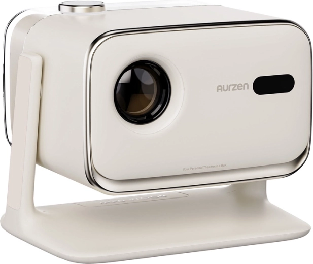 Mini projektor Aurzen Boom s Full HD, Google TV i Dolby Audio