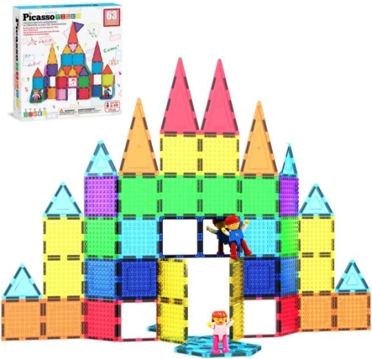 Picasso magnetski građevni set 63 dijela