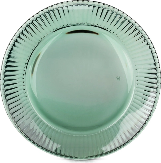 Stakleni desertni tanjur zeleni VERDE 20,5 cm