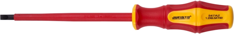 Izolirani ravni odvijač SL 6,5 × 150 mm VDE