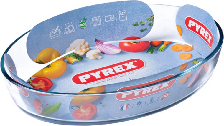 Ovalna posuda za pečenje PYREX 2,2 l staklo 30 × 21 × 6 cm