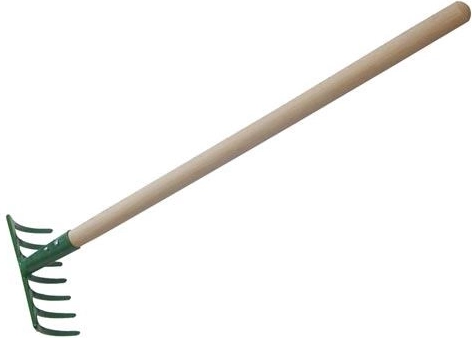 Grabljice sa 7 zubaca s drvenom drškom 50 cm