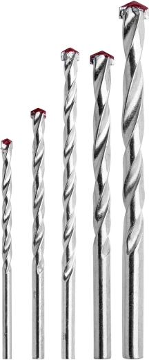 Građevinski set svrdla za zid 4–10 mm, 5 kom