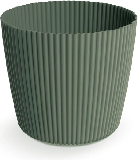 Plastična tegla Milly Round 24 cm tamnozelena