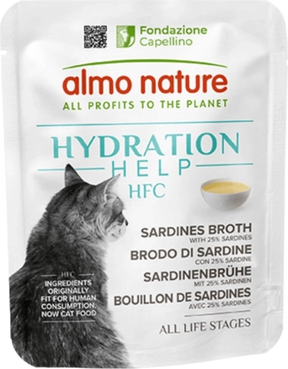 Almo Nature HFC Hydratation Help – juha od srdela za mačke 50 g