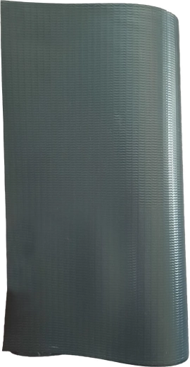 Zatamnjujuća traka za ogradu 19 × 35 m od PVC-a i poliestera sa sponama, siva RAL 7016