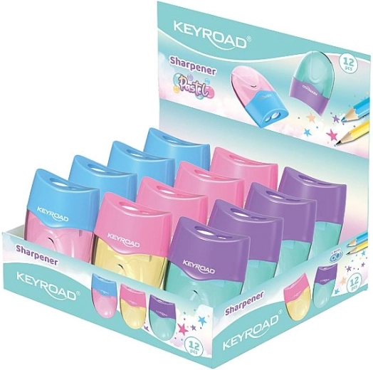 Šiljilo Keyroad Mellow Duo pastelno