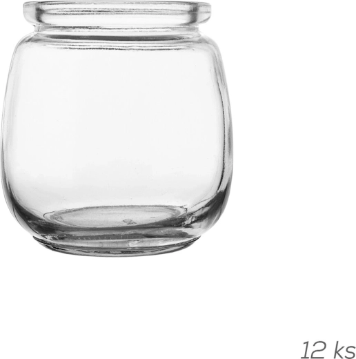 Staklene posudice za jogurt 130 ml (12 kom)