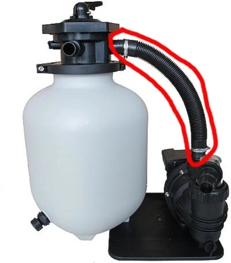 Spojno crijevo 58 cm za filtraciju Prostar Profi 8