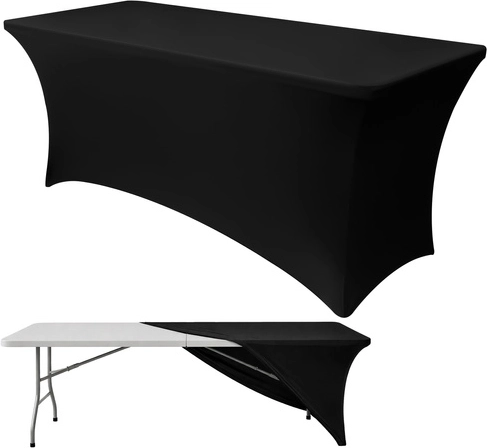 Elastična navlaka za banketni stol 183 × 75 × 75 cm RUHHY – crna