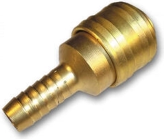 Brza spojka 1/4" za crijevo 6 mm od mesinga