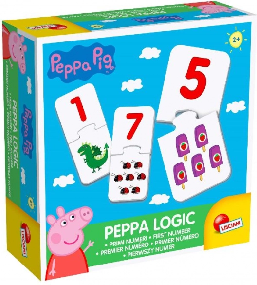 Peppa Pig dvodijelne puzzle za najmlađe