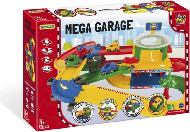 Mega garaža s trasom Play Tracks Garage