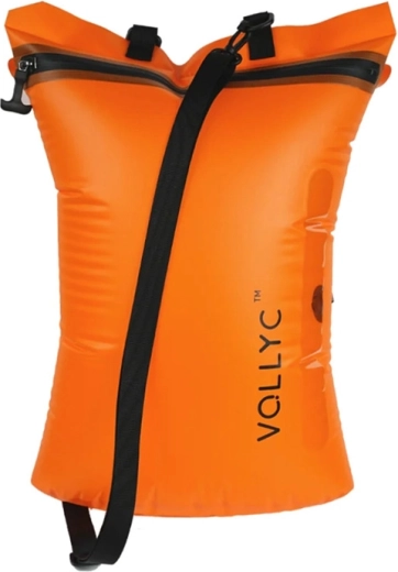 Flextail EZYBAG kompresijska vodonepropusna vreća 25 l narančasta