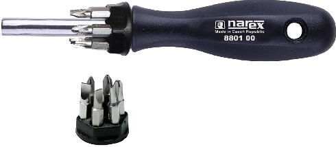 Magnetni odvijač s kompletom od 12 nastavaka