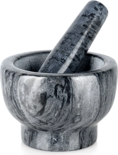 Granitni mužar s batićem 13 cm – crni