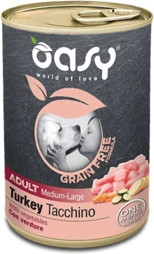 Oasy grain free adult medium/large puretina 400 g