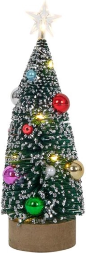 Božićna dekoracija stabalce s 10 LED, 22 cm