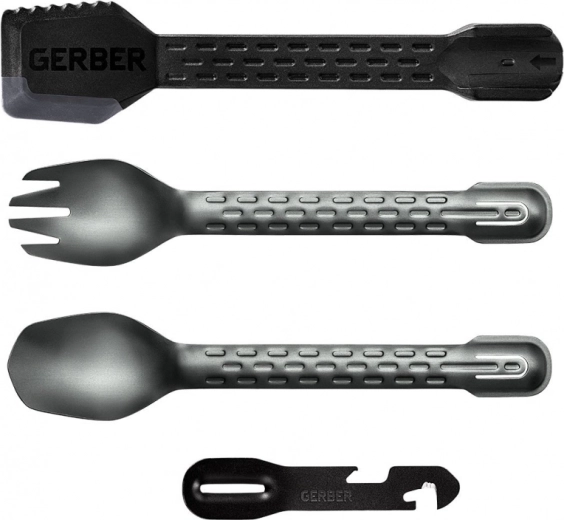 Gerber ComplEAT Cook Eat Clean Tong Onyx – multifunkcionalni outdoor pribor